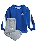 adidas Baby-Jungen I Fi 3s Logo J Sportanzug, Boblme/Weiß, 12 Meses
