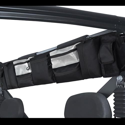ponuyt UTV Roll Cage Storage Bag for Mahindra/Roxor XUV 700 2001-2025, Heavy Duty Water Resistant Cargo Organizer, Tool & Gear Storage for Most Side-by-Side Vehicles