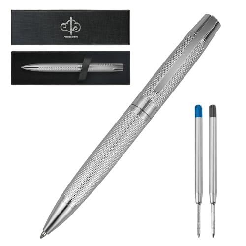 Bolígrafo de tinta azul YUNCHUN metálico, el mejor regalo elegante para amigos