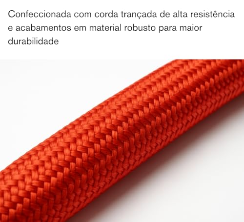 Guia De Passeio Unificada Vermelha Para Cães WALKDOG Corda Coleira Reforçada E Resistente Trava Anti