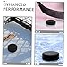 BCOATH Durable Hockey for Adults High Wear Resistant PU Design for Ice Hockey Training Lightweight Portable for Indoor and Outdoor Use Black