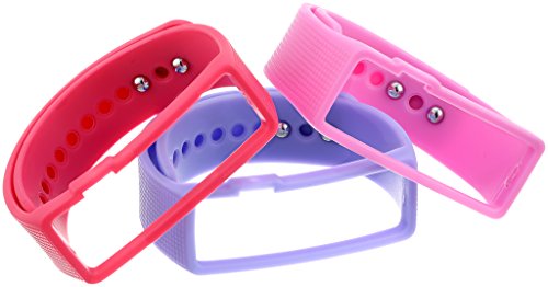 Preisvergleich Produktbild nuband Activ + austauschbare Strap Set (3 PCS) Pink / Lila / Rot