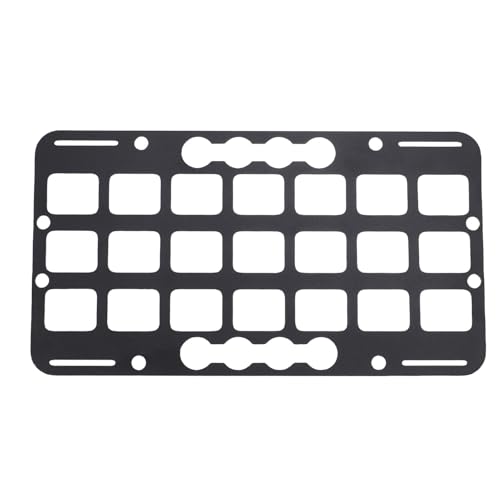 Panel de aluminio para riel L en camionetas con acabado arenado de 5.98x11.02 pulgadas