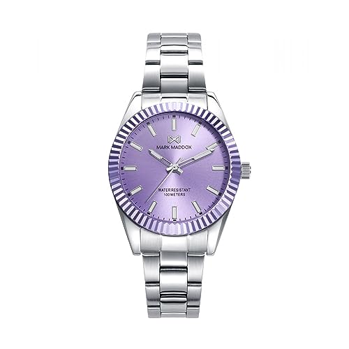 Montre Mark Maddox Shibuya MM1000-97 Mujer cadran argenté et index épurés