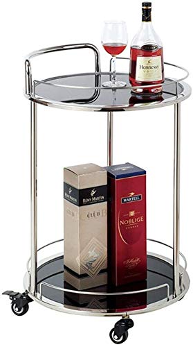 Trolley de cocina auxiliar y camarera de restaurante con ruedas multiusos 4