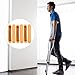 Ipetboom Crutch Armpit Pad and Underarm Crutches Support Cushion 6pcs TPR Soft Walking Stick Cushion for Adults Relief and Comfort