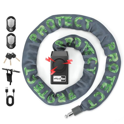 Antivol alarme vélo 110dB rechargeable USB C avec télécommande - 2