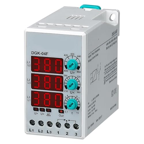 Relais de tension triphasé 380V DGK-04F contre la panne de phase