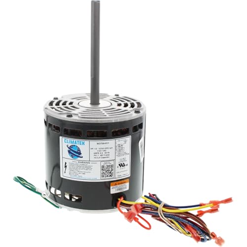 DL1056 - ClimaTek Upgraded Furnace Blower Motor 1/2 HP 1075 RPM 115V Replaces A.O.Smith