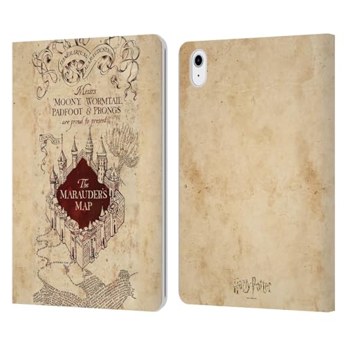 Head Case Designs Licenciado Oficialmente Harry Potter Mapa del Merodeador Prisionero de Azkaban II Carcasa de Cuero Tipo Libro Compatible con Apple iPad Air 2020/2022