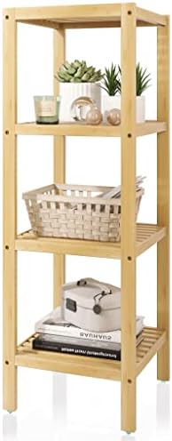 Libreria Moderna Scaffali e librerie, espositore a 3 Livelli, per Ufficio, Soggiorno, Camera da Letto (Marrone