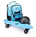 Arpeje OFUN442-F - Conjunto de monopatín de 22 Pulgadas + Mochila + Gorra