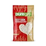 Puregro Easy Cook Rice | Aromatic Long Grain | Premium Quality | Perfect for Fluffy and Flavourful | Quick Cooking | Ideal for Jollof Rice | Paraboiled 2kg