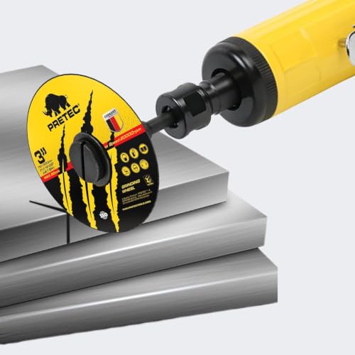 Image of Cut Off Wheels 3 Inch, 110 Pack with Mandrel Kit for Die Grinder | 3 inchx 3 /8 inch Cutting Disc with 1 /4 in Mounting Mandrel Kit, for Metal & Stainless Steel Rotary Tool Drill Attachment