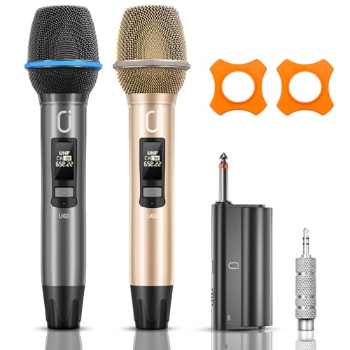Amazon.co.jp: JYX ワイヤレスマイク 無線カラオケマイク UHF