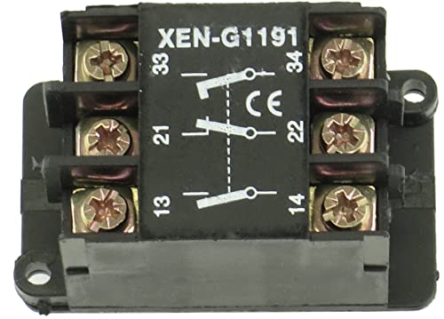 Direct replacement Two Speed Contact Block for Pendant Control Stations, fits XENG1191, XEN-G1191