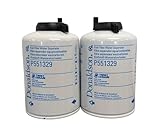 CFFILTER P551329 Donaldson Fuel Filter, Water Separator Spin-On Twist&Drain (pack of 2)