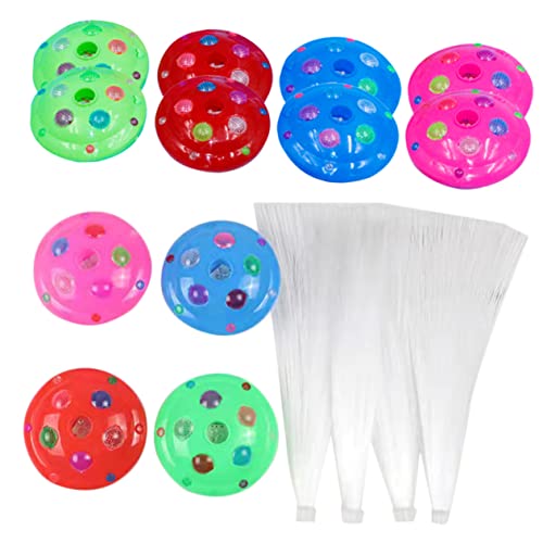 Angoily 12pcs Color Changing Fiber Optic Lights Party Atmosphere Lights for Rooms and Shops for Relaxed