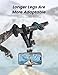 Phone Tripod with Light, Portable and Flexible Phone Stand for Video Recording with Wireless Remote, 360° Rotating Tabletop & Travel Tripods for iPhone, Smartphones, Camera