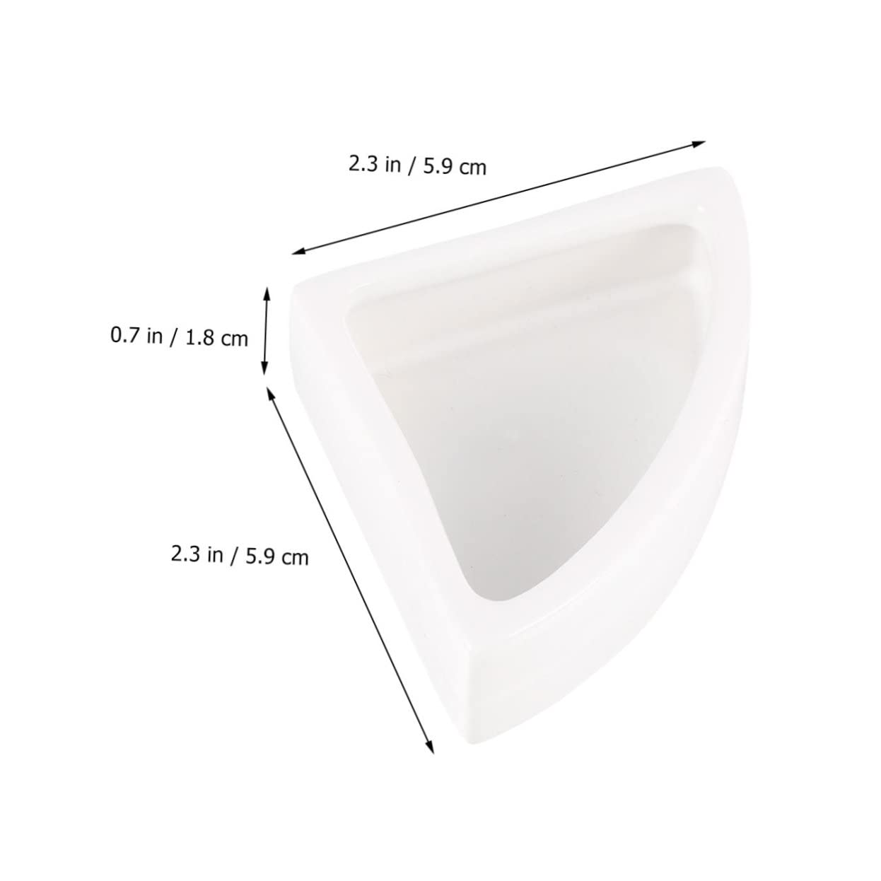SUPVOX 4pezzi Ciotola per Rettili Spessa Design Mangiatoia per Lucertole e Rettili Facile e Stabile Alimenti e