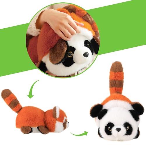 Image of Tickles Reversible White and Red Panda Soft Stuffed Plush Animal Toy for Kids (Size: 25 cm)