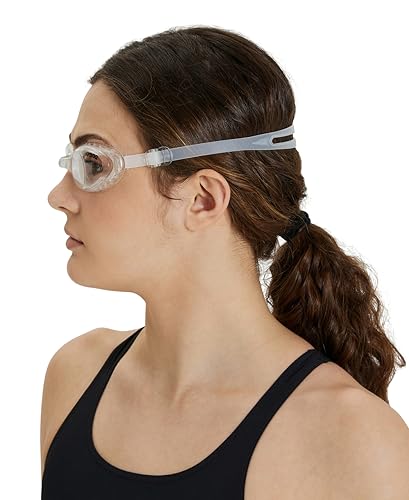 Foto von ARENA Air-Soft Unisex-Schwimmbrille für Erwachsene, Schwimmbrille mit Großen Gläsern, mit Antibeschlag-Behandlung und UV-Schutz, Selbstjustierender Nasensteg, Air Seals