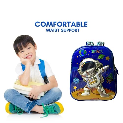 Taufa Villa Space School Bag for Boys Waterproof Backpack Astronaut School Bag for Nursery/LKG/UKG and Prep Class and Boys (Age Group Till 6 Years)(Small Size) - Image 6