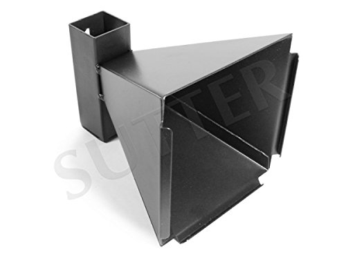 SUTTER Kugelfang mit Trichter K750 für 14x14cm Zielscheiben/Aus Metall/Scheibenkasten für Luftgewehr Luftpistole