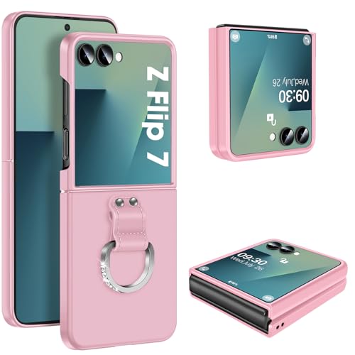 Z Flip 7 �P�[�X Samsung Galaxy Z Flip7 5G�p�A�����p�����O�P�[�X �V���L�[�^�b�` �X���� �n�[�h PC �}�b�g�o�b�N�J�o�[ �����^Z Flip 7 �d�b�P�[�X ���h�~ �ی�P�[�X Samsung Z Flip 7 5G�p(