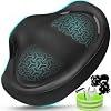Noseless Bike Seat Cushion for Men & Women – Extra Padding & Comfort Wide Bicycle Seat, Oversized Comfortable Saddle for Peloton Bikes, Exercise Bikes, Electric Bikes, Cruiser Bikes
