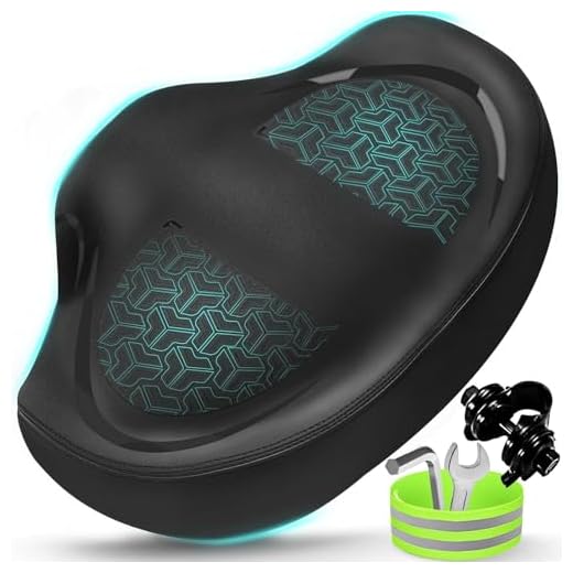 Twomaples Noseless Bike Seat Cushion