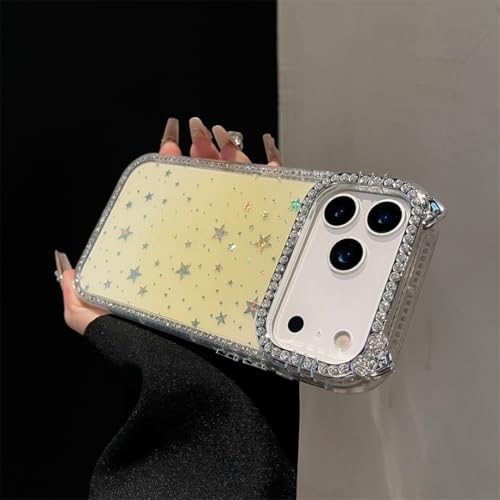 Coque acrylique iPhone 15 Pro anti rayures transparente étoiles - 6