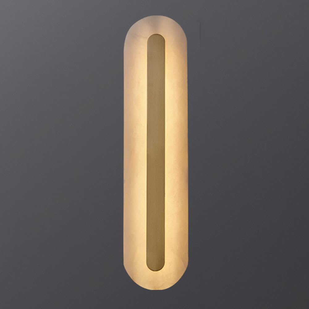 ITOSUI Wall Lights Sconces Wall Sconce Lights for Indoor Led Bathroom Vanity Light Brass Wall Light Fixtures for Stairs Living Room Bedroom Living Room Light-Rectangular-50Cm-Oval-60cm