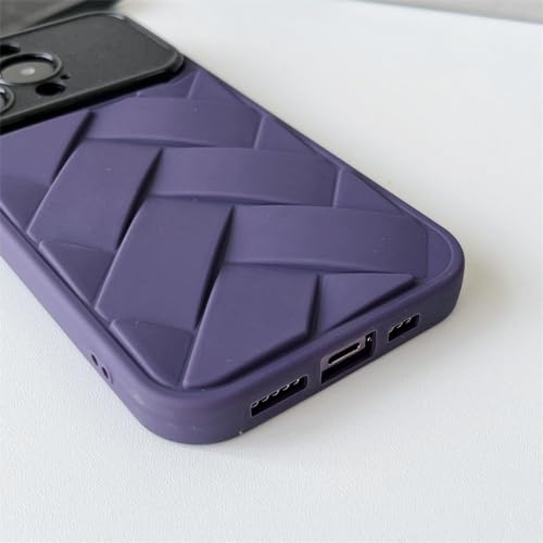 Coque en maille tressée anti-surchauffe pour votre iPhone 14 rose protégeant l'objectif en TPU