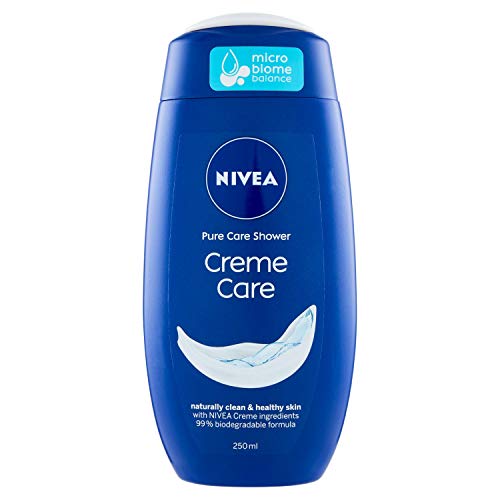 Nivea crème de douche anti tiraillement peau douce parfum authentique x4
