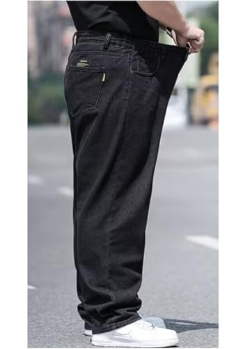 Mens Jeans Relaxed Fit Straight Leg Casual Long Denim Pants Vintage Workwear Classic Jeans Trousers Y2k2