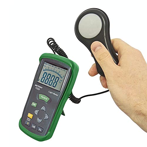Luxmètre numérique Metravi 1333 avec écran LCD haute résolution