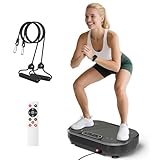 Vibrationsplattform, 120 Intensitätsstufen, leistungsstarke Vibrationsplatte, mit...