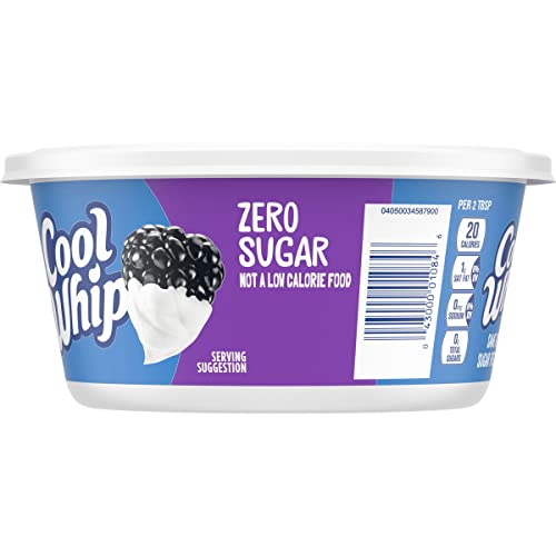 Cool Whip Zero Sugar Whipped Cream Topping (8 Oz Tub) #TOP1
