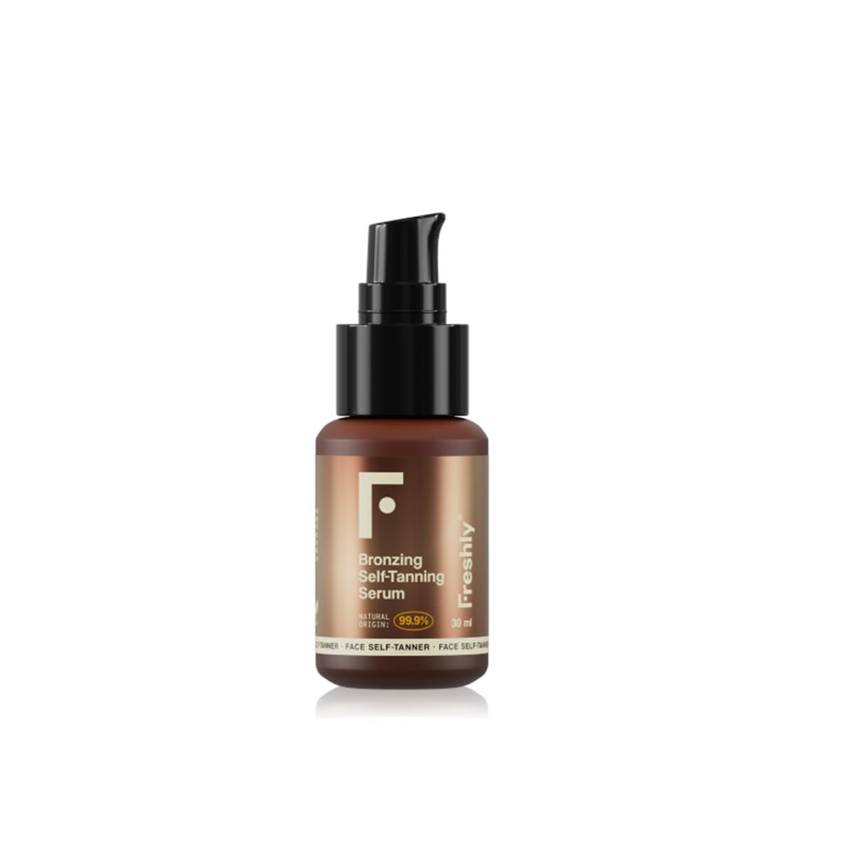 Freshly Cosmetics | Bronzing Self-Tanning Serum | Autoabbronzante Viso Naturale | 30 ml | Siero Viso per Abbronzatura Graduale e Uniforme