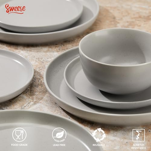 Save 56% on Sweese 12-Piece Porcelain Dinnerware Set for 4 - Image 3