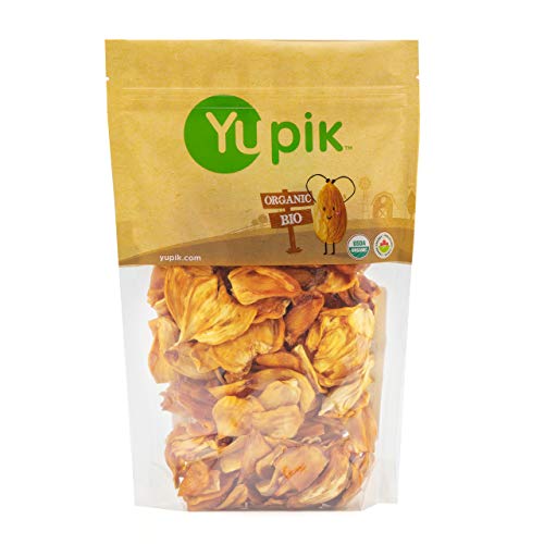 Yupik Organic Jackfruit, 1Lb - 16 Oz, Soft & Chewy Dried Fruit, Vegan, Gmo-Free, Vegetarian, Gluten-Free,Orange #TOP8