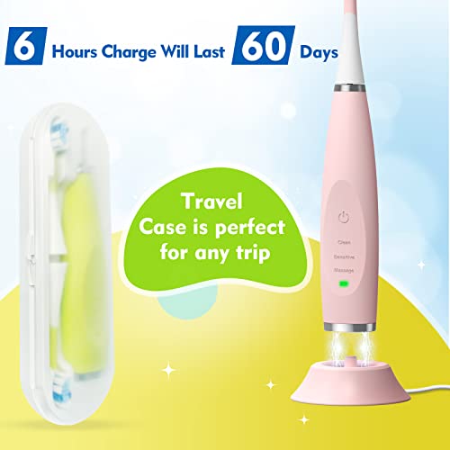 Fumeikang STB1001 Kids Electric Toothbrushes Sonic Rechargeable Tooth Brush Gifts thumb #5