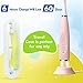 FUMEIKANG Kids Electric Toothbrushes Sonic Rechargeable Tooth Brush Gifts for Boys and Girls Smart Timer Power Toothbrush - Blue 3 4 5 6 7 8 9 10 11 12 (Blue)