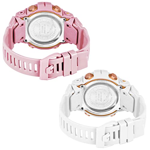 Image of Digital Unisex Watch (Multicolour Dial Multi Colored Strap)