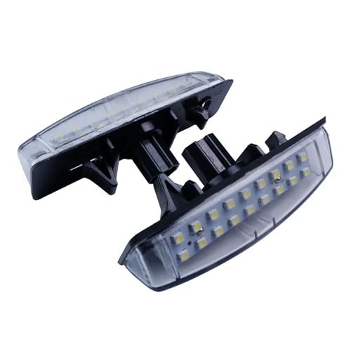 Luz de placa de matrícula LED blanca para Toyota Prius Yaris y Camry paquete de dos unidades