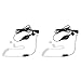 Motorola 1518 Surveillance Headset with PTT Mic, Black, White