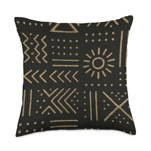 Mud Cloth Throw Pillow