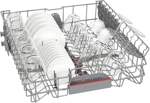 Image of Bosch 15 Place Setting (Fits up to 80 utensils) Free Standing Dishwasher for Indian Utensils | Intensive Kadhai Program for Pressure Cooker, Home Connect (SMS6HMI01I, Silver Inox, Inbuilt Heater)