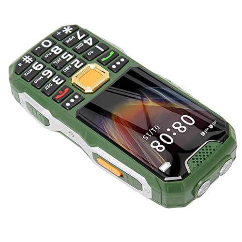 Téléphone Portable Senior débloqué, Téléphone Portable à Gros Bouton de 2,4 Pouces 2400 Mah pour Les Seniors (Prise UE)